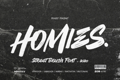 Homies - Street Brush Font Product Image 1
