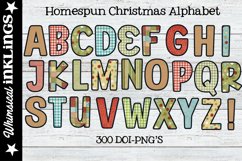 Homespun Christmas Alphabet Product Image 1