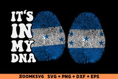 It's in my DNA Honduras Flag Fingerprint Sublimation Product Image 1
