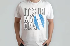 It's in my DNA Honduras Flag Fingerprint PNG Sublimation Product Image 2