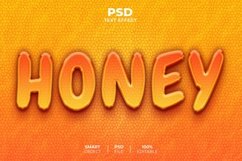 Honey 3D editable text effect Product Image 1