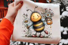 Honey Blossom Bee Clipart Product Image 2