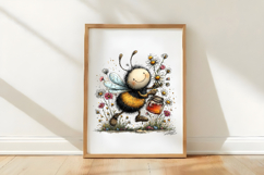 Honey Blossom Bee Clipart Product Image 3