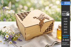 Honey Boxes Storage Laser Cut Bundle | Honeybee | Honeycomb Product Image 10