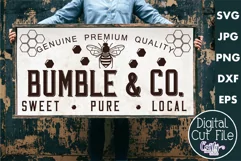 Vintage Farmhouse Home Sign | Honey Farm Wall Art Svg Product Image 1