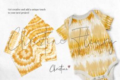 Honey Watercolor Tie Dye Sublimation Digital Paper Product Image 4