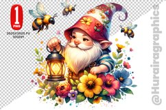 Cute Honeybee Clipart - PNG File Product Image 1