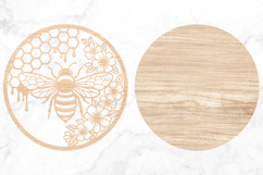 Honeybee Laser Cut File SVG Design Product Image 3