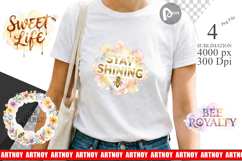 Honeycomb Bee Motivation Sublimation Product Image 1