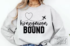 Honeymoon Bound SVG - Just Married SVG - Honeymoon SVG Product Image 2