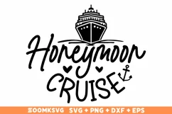 Honeymoon cruise SVG, Cruise SVG, Summer SVG Product Image 1
