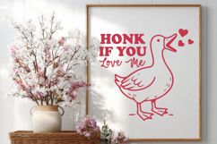 Romantic Goose Bundle SVG PNG | Cute Valentine Goose Quotes Product Image 9