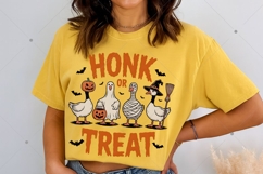 Honk or Treat, Halloween Ghost Goose PNG, Cute Witchy Product Image 3