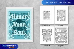 Honor Your Soul Layered Papercut 3D Product Image 1
