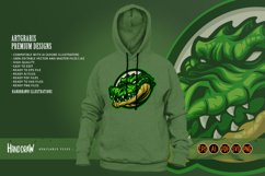 Croco head mascot animal cartoon Product Image 4