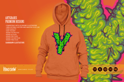 Cannabis Themed Y Letter Logo Illustrations Product Image 2