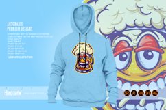 Cute foamy beer glass mascot Product Image 4