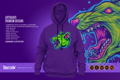 Creepy rat headed monster with anger expression Product Image 2