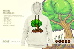 Happy arbor day green trees Illustration Product Image 3