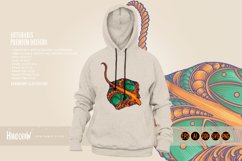 Classic stingray fish ornament svg Product Image 2