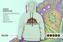 Mandala cannabis ornament middle eastern geometry Product Image 6