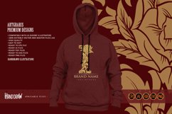 Golden elegance luxury engraved I monogram letter logo Product Image 2
