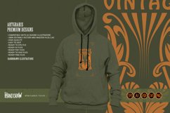 Vintage label elegant floral elements Product Image 5