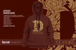 Opulence beautiful D monogram letter logo Product Image 5