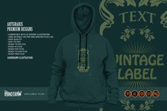 Vintage label elegant flourish ornaments Product Image 5