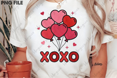 Hook Yarn Valentine's Hearts PNG Product Image 2