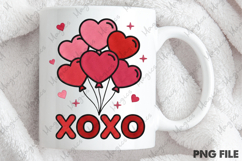 Hook Yarn Valentine's Hearts PNG Product Image 4