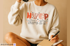 Hoop There It Is Basketball SVG PNG T-shirt Design Product Image 4
