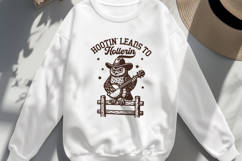 Hootin Leads to Hollerin SVG | Country Owl Banjo Funny PNG Product Image 3