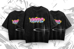 Hope | Bubble Graffiti Typography Streetwear SVG PNG EPS AI Product Image 3