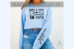 Hope a Seed Planted in Faith Sleeve SVG Product Image 3