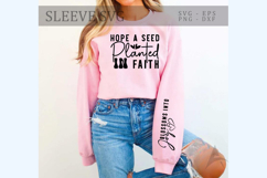 Hope a Seed Planted in Faith Sleeve SVG Product Image 2