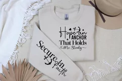 Hope An Anchor That Sleeve SVG, Christian SVG Design Product Image 2