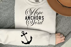 Hope Anchors Soul Sleeve SVG, Christian SVG Design Product Image 2