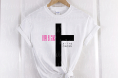 Hope Begins at the Cross Svg Design Product Image 1