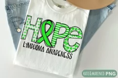 Lymphoma PNG | Lymphoma Awareness Ribbon Sublimation Product Image 1