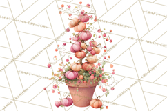 Pink Pumpkin Clipart, Fall Breast Cancer PNG Product Image 4