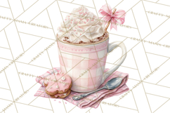 Pink Pumpkin Clipart, Fall Breast Cancer PNG Product Image 2