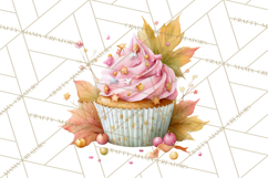 Pink Pumpkin Clipart, Fall Breast Cancer PNG Product Image 2