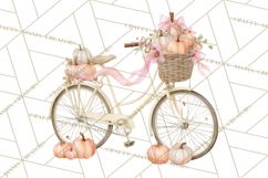 Pink Pumpkin Clipart, Fall Breast Cancer PNG Product Image 3