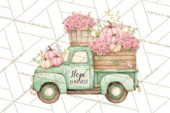 Pink Pumpkin Clipart, Fall Breast Cancer PNG Product Image 4