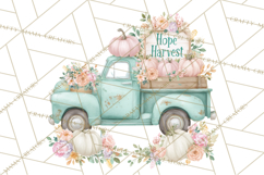 Pink Pumpkin Clipart, Fall Breast Cancer PNG Product Image 5