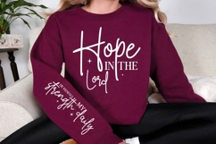 Hope in the Lord SVG Design Product Image 3