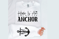 Hope is an anchor Sleeve SVG Design Product Image 3