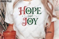 Hope &amp; Joy Holiday Quote Sublimation Product Image 2