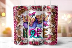 Hope Nails Tumbler Wrap Sublimation, Nail Tech Tumbler Wrap Product Image 1